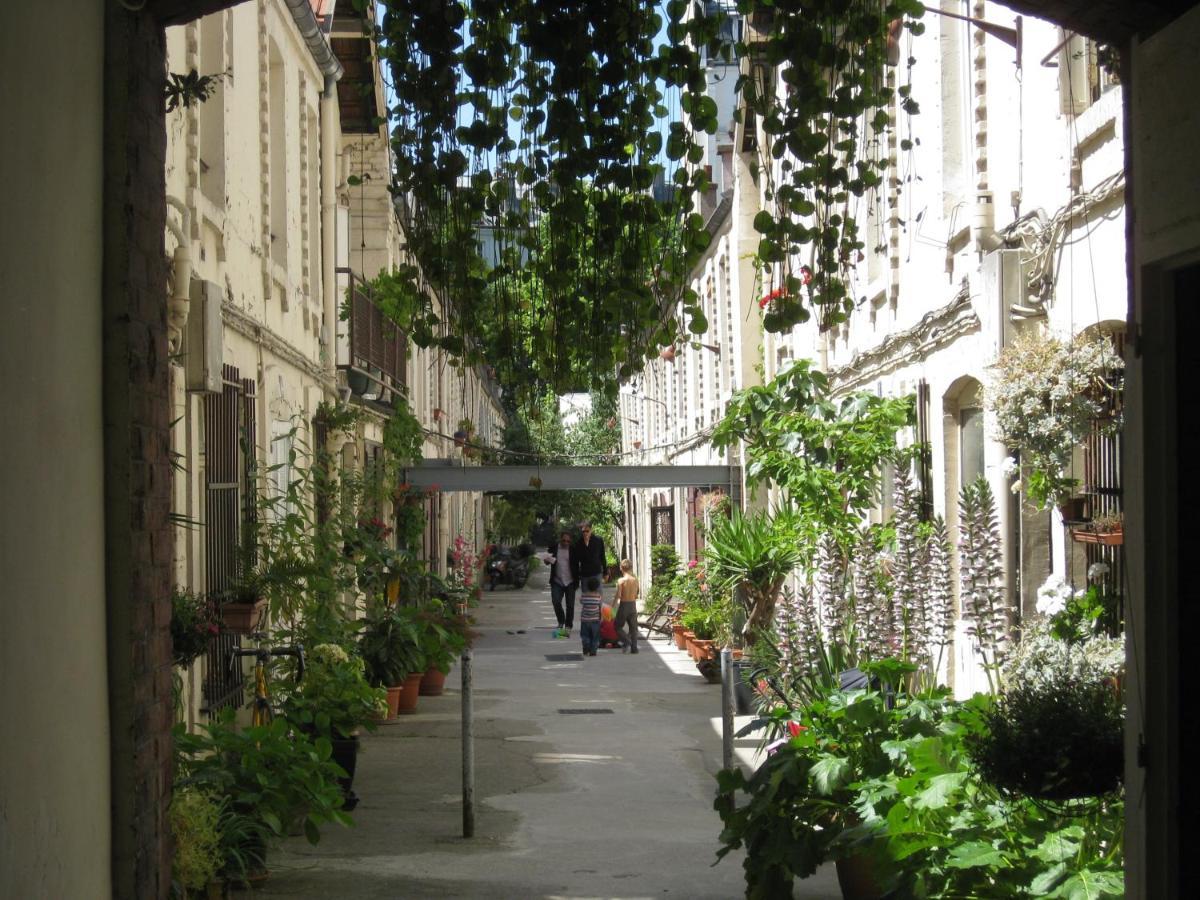 Cite Pilleux - Charming Studio In A Flowery Pedestrian Lane Paris Exterior photo